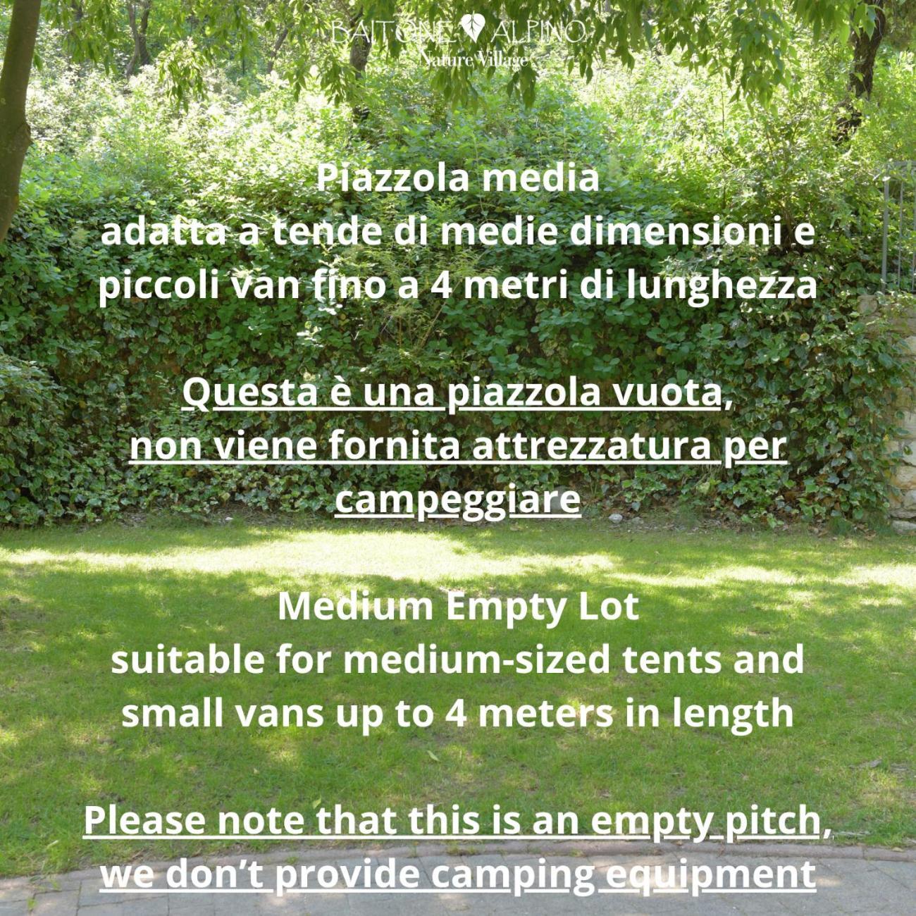 Medium Empty Lot Bring your own tent or van